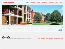 Tablet Screenshot of aldwinapartments.com